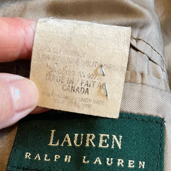 Ralph Lauren Men's Sport Jacket 02 Buttons Brown Plaid Size 48 Regular - Picture 5 of 9